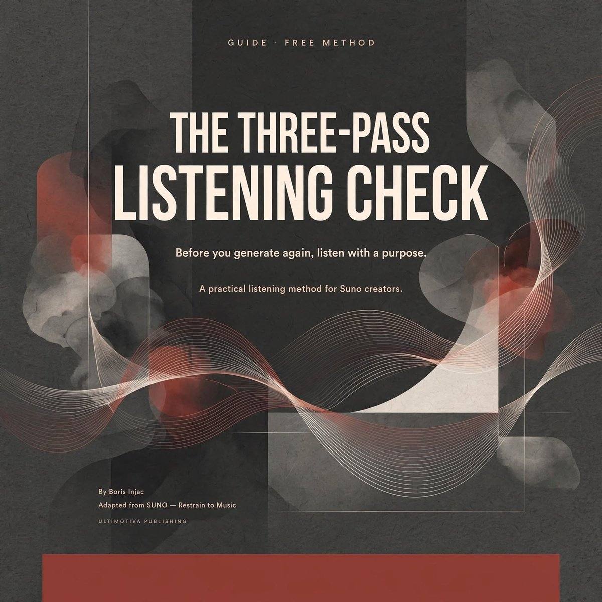 Abstract illustration of sound waves and judgment